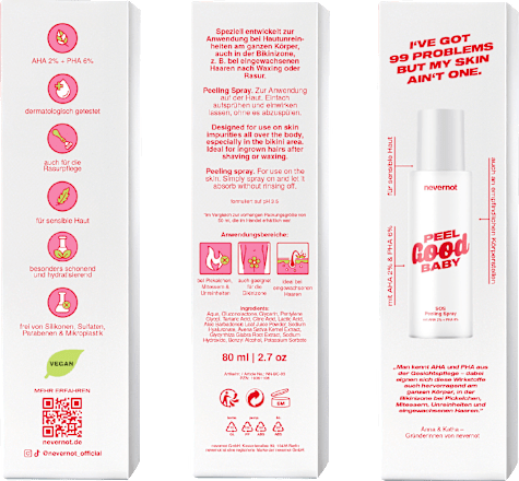 Peeling Spray, Peel Good Baby nevernot