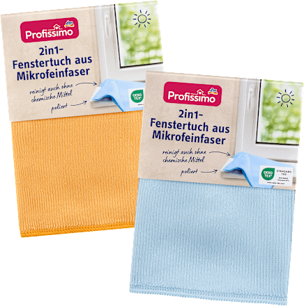 Fenstertuch aus Mikrofeinfaser 2in1 Profissimo