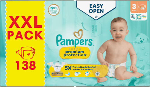 Windeln Gr. 3 (6-10 kg) XXL Pack Pampers premium protection