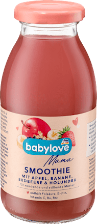 Smoothie Apfel, Banane, Erdbeere & Holunder babylove Mama