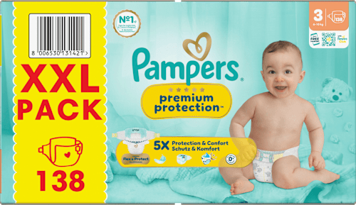 Windeln Gr. 3 (6-10 kg) XXL Pack Pampers premium protection