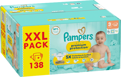 Windeln Gr. 3 (6-10 kg) XXL Pack Pampers premium protection