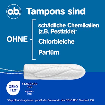 Tampons ProComfort Super o.b.