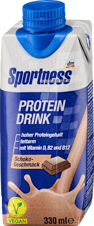 Protein Drink, Schoko Geschmack, trinkfertig Sportness