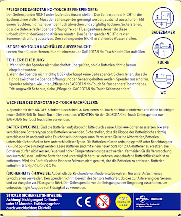 Seifenspender No-Touch Kids Paw Patrol Sagrotan