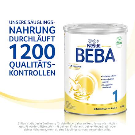 Anfangsmilch 1 von Geburt an Nestlé BEBA
