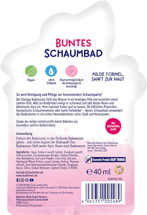 Schaumbad Eene Meene Mei Bibi Blocksberg Bübchen