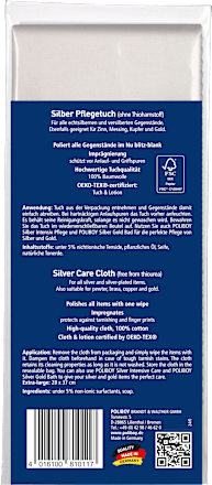 Silber Pflege, Tuch für Silber & Gold Poliboy