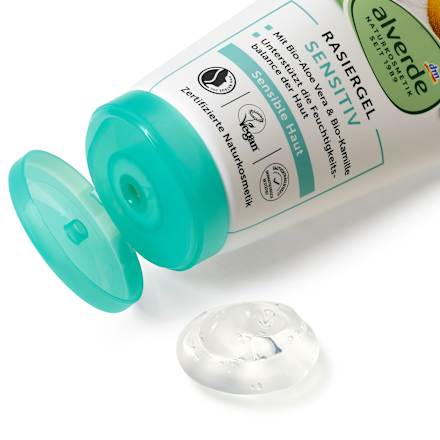 Rasiergel sensitiv Aloe Vera & Kamille alverde NATURKOSMETIK