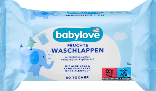 Feuchte Waschlappen  babylove