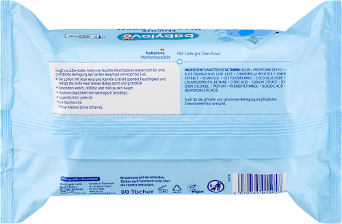 Vlažne krpice za pranje babylove