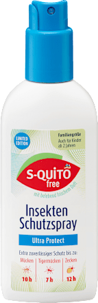 Ultra Protect sprej za zaščito pred insekti S-QUiTO free