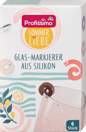 Glasmarkierer Silikon neutral Sommerliebe  Profissimo
