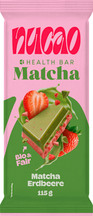 Schokolade Matcha Erdbeere nucao