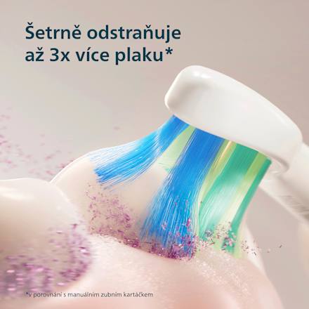 sonický elektrický zubní kartáček 2100 HX4021/01, bilý Philips Sonicare