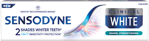 zubní pasta Clinical White Enamel Strengthening SENSODYNE