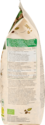 Bio muesli iz kosmičev, oreškov, zrn in semen dmBio