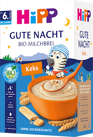 Abendbrei Milch Kinderkeks ab dem 6. Monat HiPP