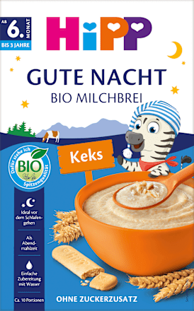 Abendbrei Milch Kinderkeks ab dem 6. Monat HiPP