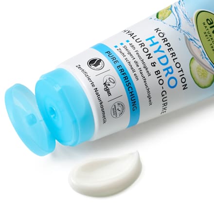 Lozione corpo HYDRO con acido ialuronico e cetriolo Bio alverde