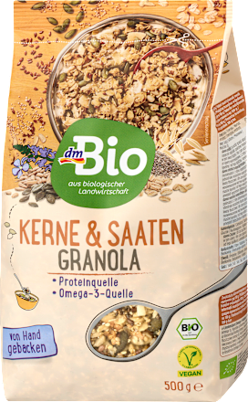 Bio pečeni ovseni muesli s semeni dmBio