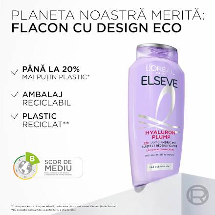 Şampon de păr hyaluron plump L'ORÉAL PARiS ELSEVE