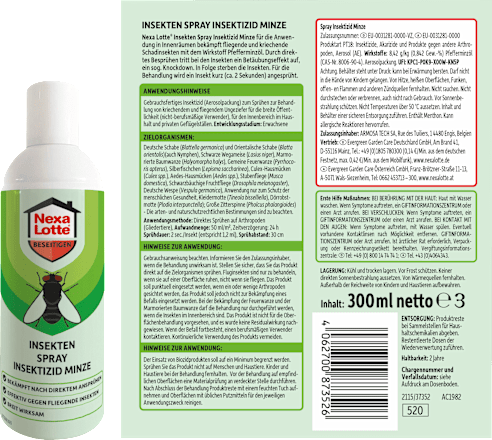 Insekten Spray Minze  Nexa Lotte
