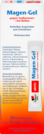 aktiv Magen-Gel gegen Sodbrennen Beutel Doppelherz
