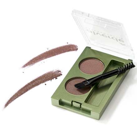 Augenbrauenpuder Duo 03 Dark alverde NATURKOSMETIK