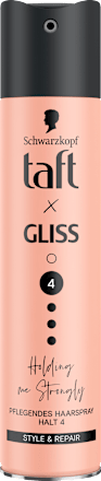 Haarspray taft x Gliss Holding me Strongly Schwarzkopf taft