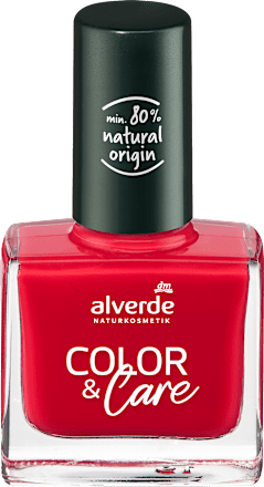 lak na nehty Color & Care 40 Classic Red alverde NATURKOSMETIK