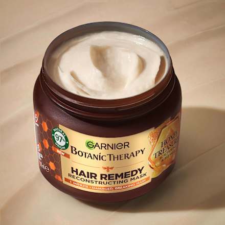Възстановяваща маска за увредена коса Hair Remedy Honey Treasures GARNIER BOTANIC THERAPY