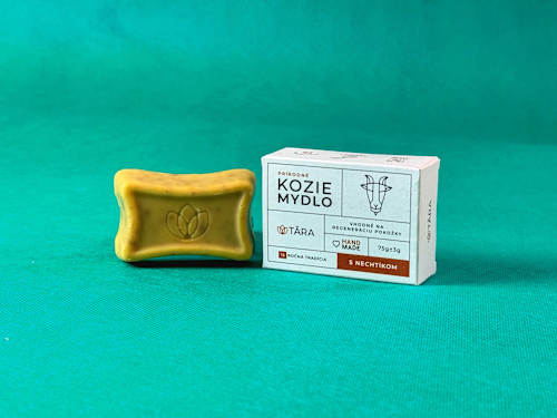 Prírodné kozie mydlo s nechtíkom TĀRA