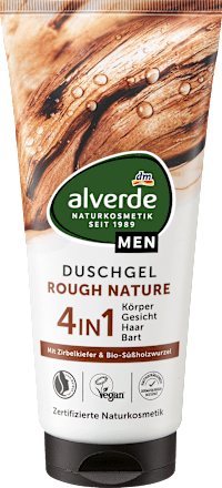 sprchový gel Rough Nature 4 v 1 alverde MEN