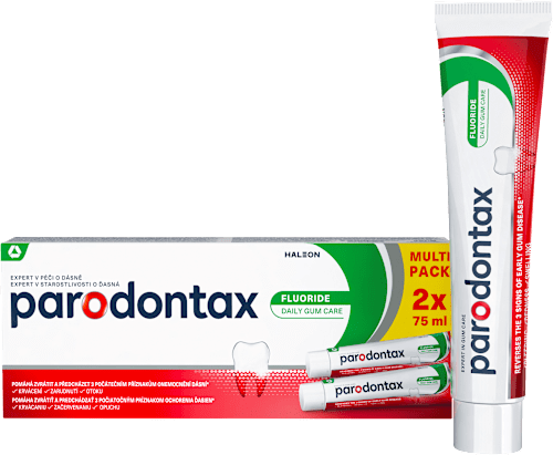 zubní pasta Fluoride 2x75 ml parodontax