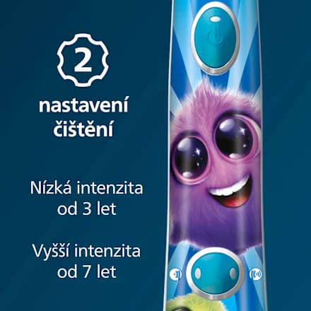 For Kids dětský elektrický zubní kartáček, modrý Philips Sonicare