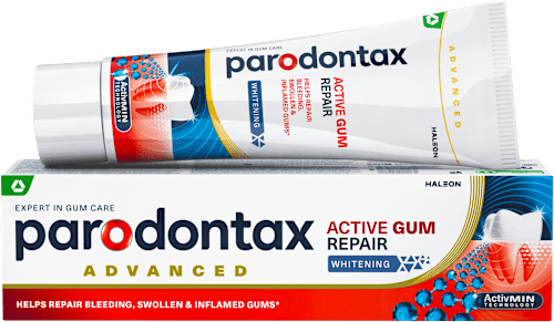 zubní pasta Advanced Whitening Active Gum Repair parodontax