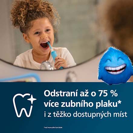 Elektrická zubná kefka pre deti HX6322/04 - modrá Philips Sonicare
