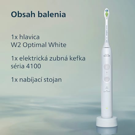 Sonická elektrická zubná kefka 4100, biela Philips Sonicare