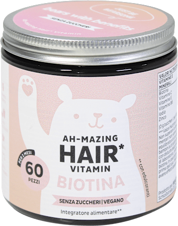 AH-MAZING HAIR VITAMIN BIOTINA Bears with benefits