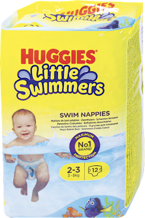 Costumini usa e getta taglia 2-3 (3-8 kg) Huggies Little Swimmers