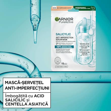 Mască de față anti-imperfecțiuni GARNIER PureActive
