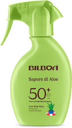 Spray solare trigger Sapore di Aloe SPF50+ Bilboa