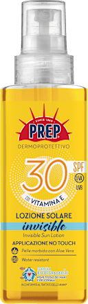 Spray solare dermoprotettivo invisible con Vitamina E SPF30 PREP