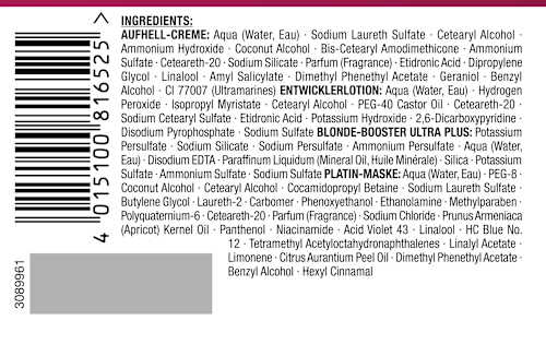Intensiv Creme Coloration Permanenter Aufheller - Nr. L9-0 Platin Blond Palette Intensive Color Creme