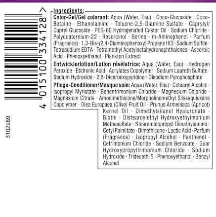 Schaumcoloration Permanent - Nr. 200 Schwarz Schwarzkopf Perfect Mousse