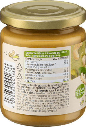 Cashewmus mit Pistazien dmBio