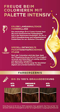 Intensiv-Creme-Coloration 650 Kastanie Palette Intensive Color Creme