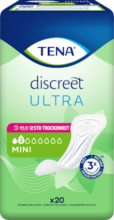 Einlagen Inkontinenz discreet ultra Mini TENA