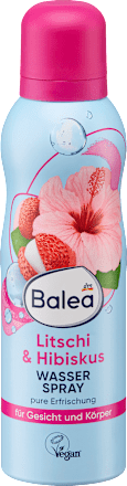 Vodni sprej za obraz in telo z vonjem ličija in hibiskusa Balea